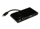 Adaptador Multipuertos USB-C para Laptops - HDMI o VGA 4K - USB 3.0